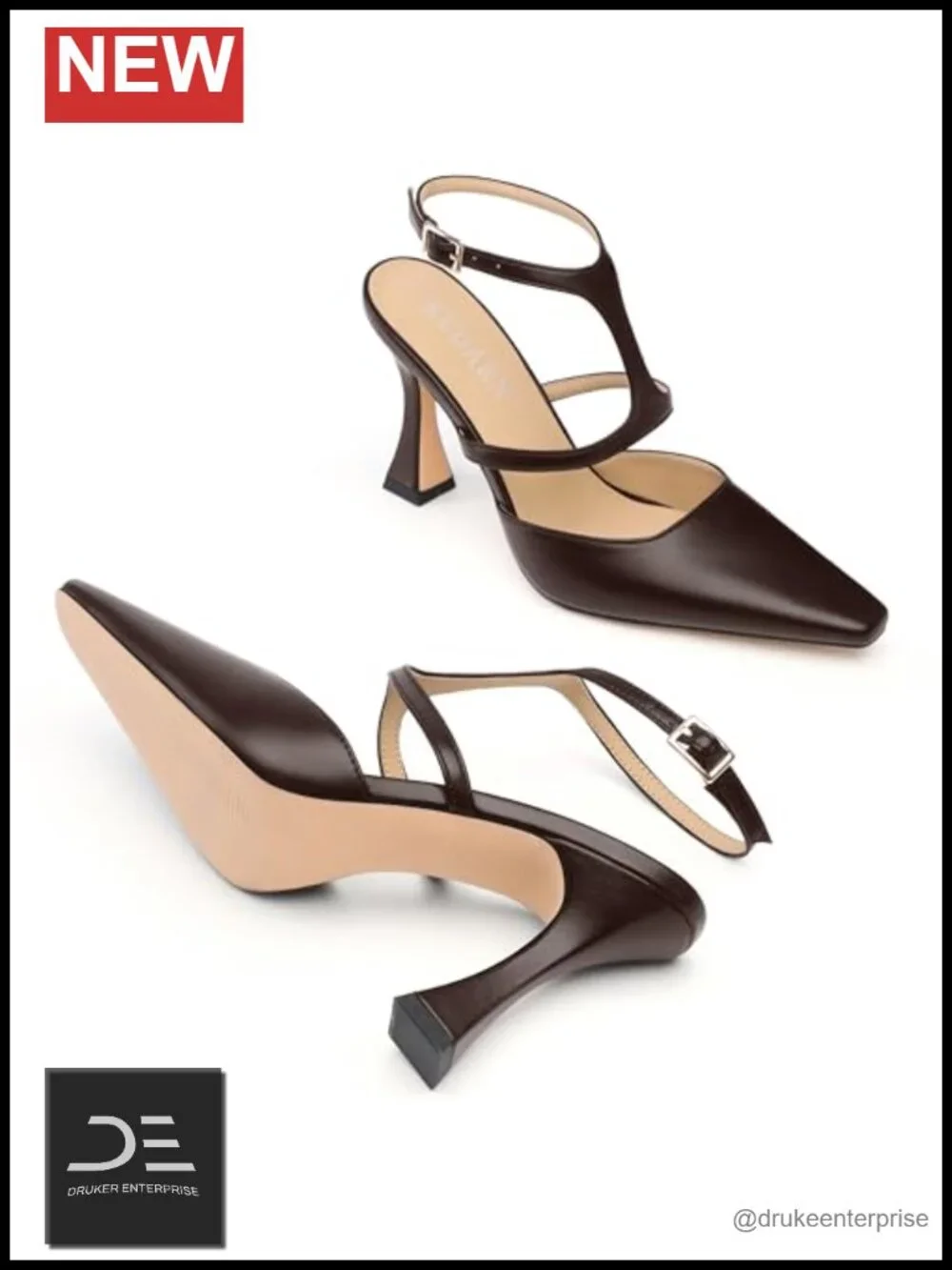 Women's Slingback Heels High Heels Adjustable Ankle Strap Party Shoes